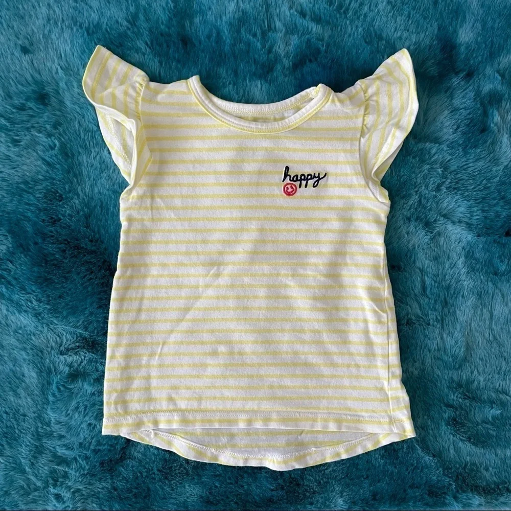 Carter’s Baby Girl Ruffle Sleeveless Top Size 12 Months